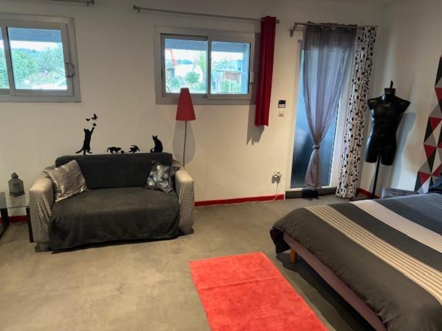 Ferienwohnung Grand Studio Avec Terrasse Vauvert Exterior foto